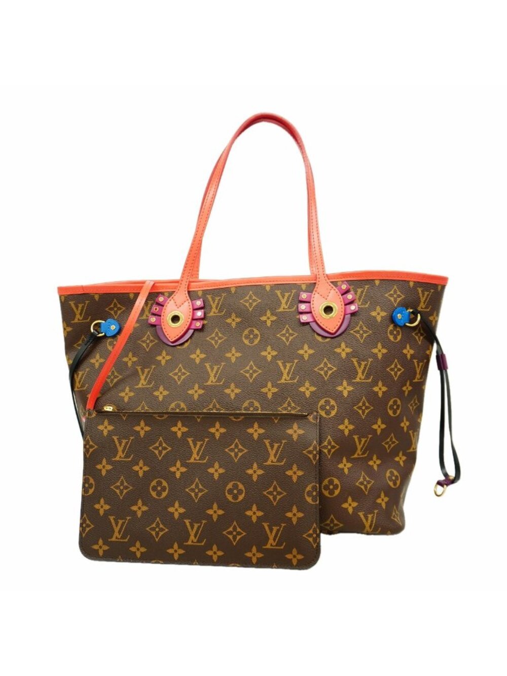 Louis Vuitton Tote Bag Monogram Totem Neverfull MM Flamingo